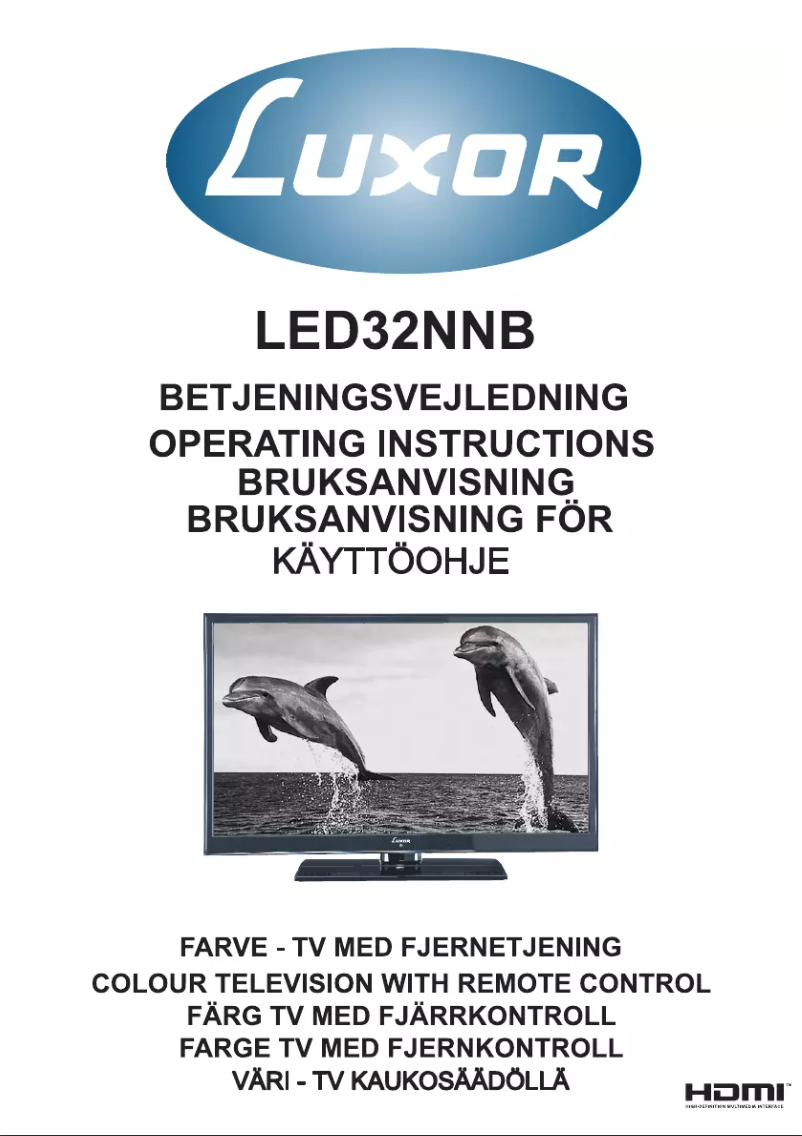 Imagen de la primera página del manual del dispositivo LED32NNB