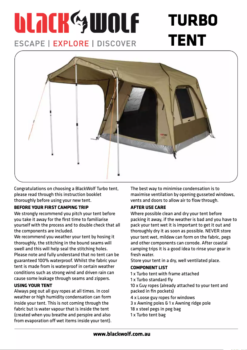 Imagen de la primera página del manual del dispositivo Turbo 300