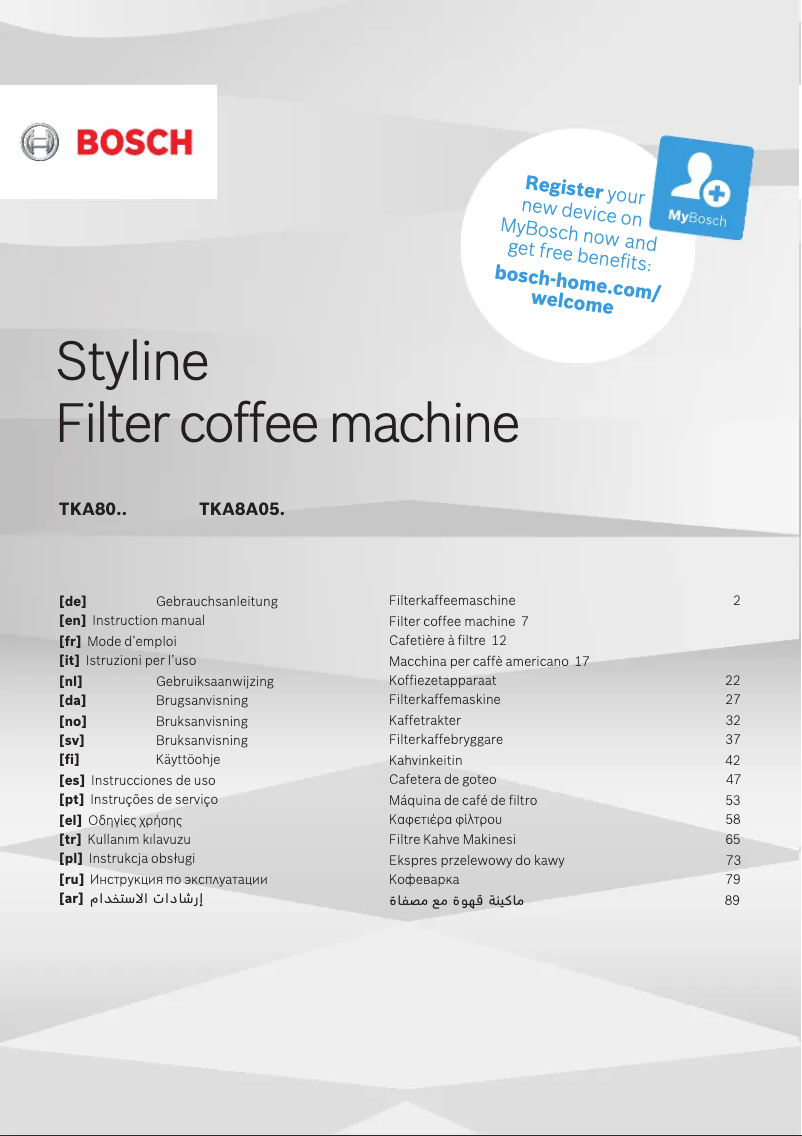 Imagen de la primera página del manual del dispositivo Styline TKA8011