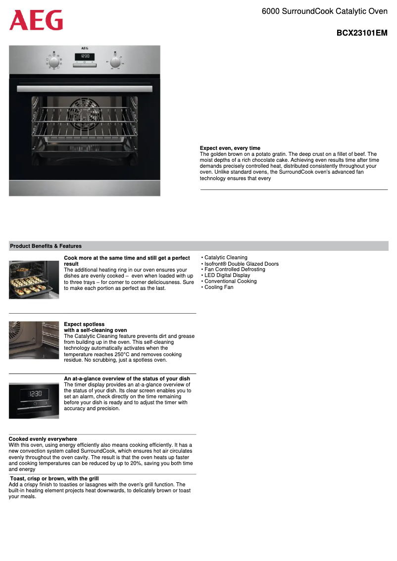 Imagen de la primera página del manual del dispositivo BCX23101EM