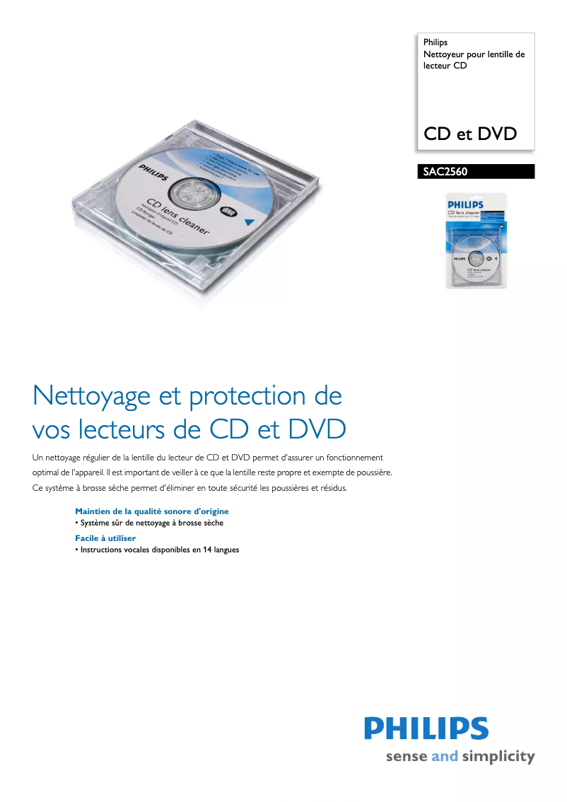 Imagen de la primera página del manual del dispositivo SAC2560