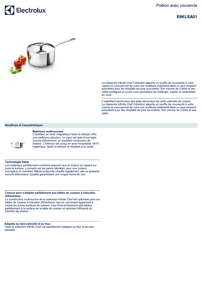 Imagen de la primera página del manual del dispositivo E9KLSA01