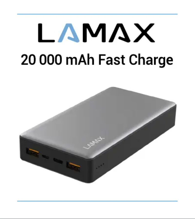 Imagen de la primera página del manual del dispositivo 20000 mAh Fast Charge