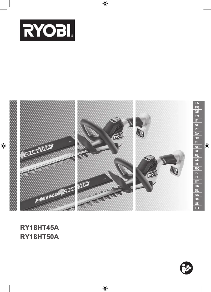 Página 1 del manual Manual de usuario RYOBI One+ RY18HT45A