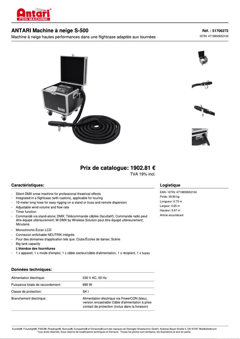 Imagen de la primera página del manual del dispositivo S-500