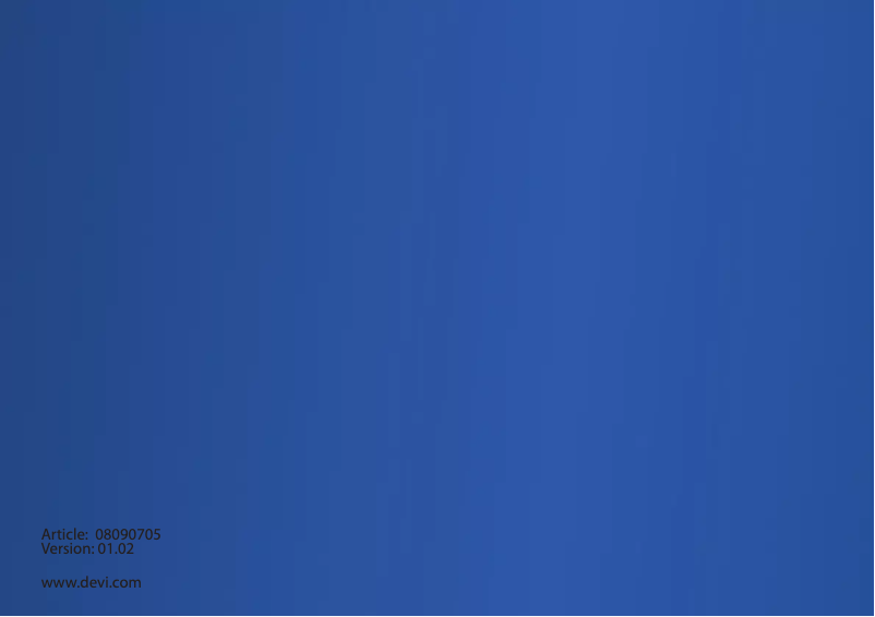 Imagen de la primera página del manual del dispositivo DEVIREG 550