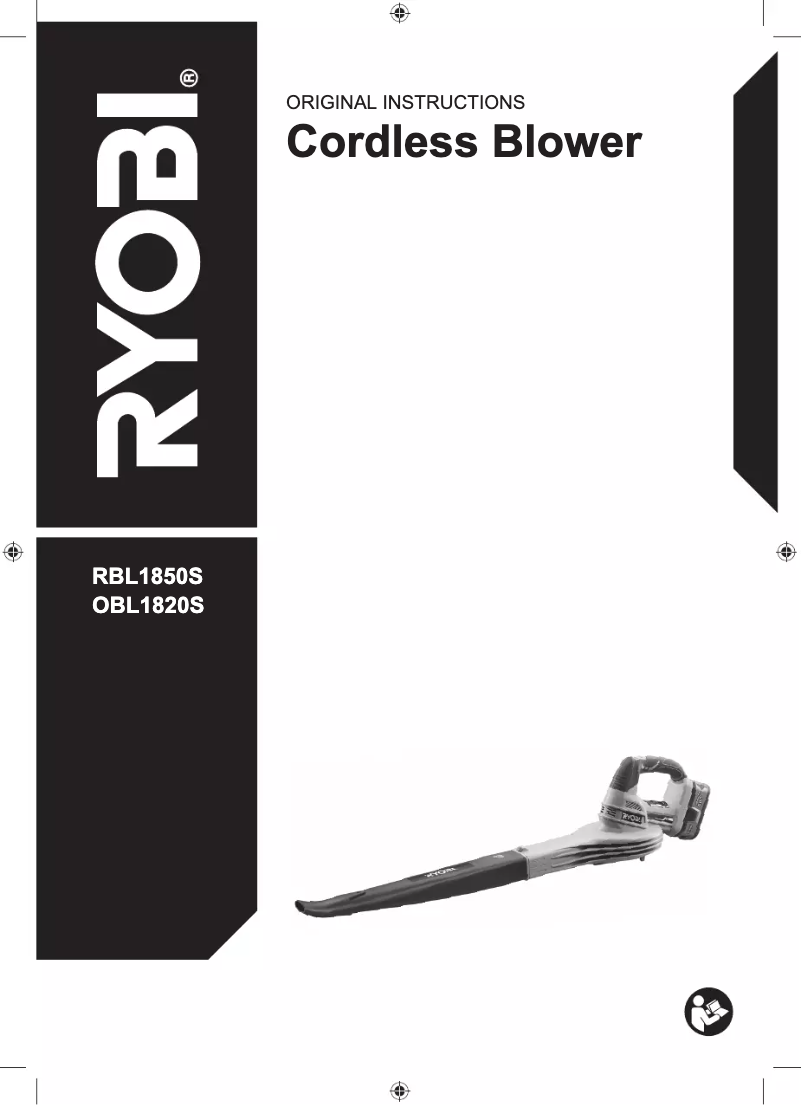 Página 1 del manual Manual de usuario RYOBI One+ RBL1850S