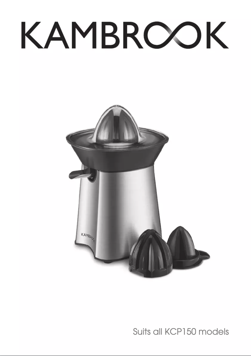 Página 1 del manual Instrucciones / montaje Kambrook Juice Easy KCP150