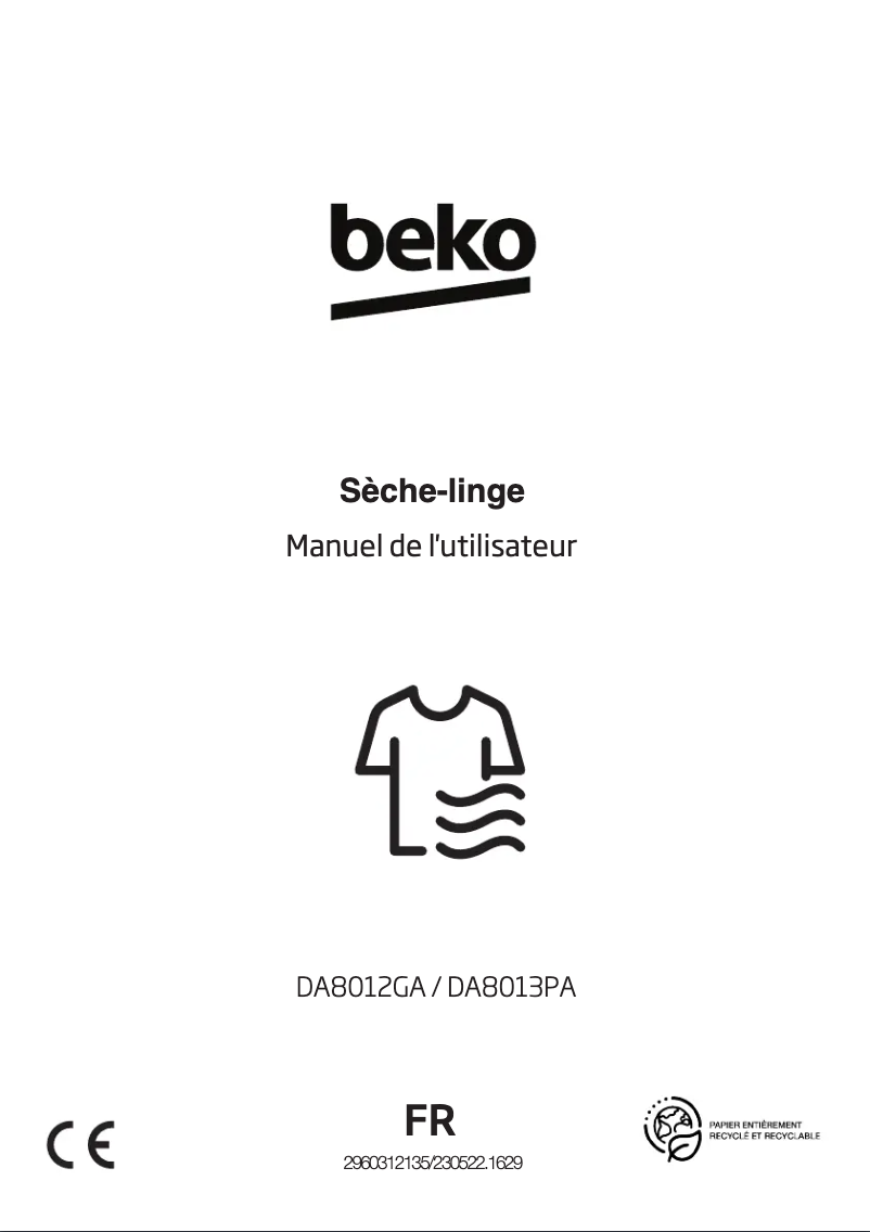 Imagen de la primera página del manual del dispositivo DA8013PA