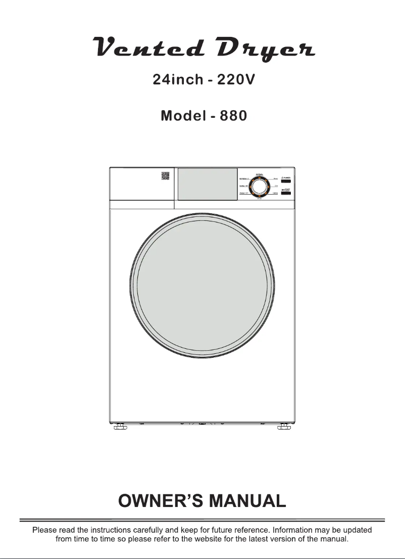 Imagen de la primera página del manual del dispositivo ED880