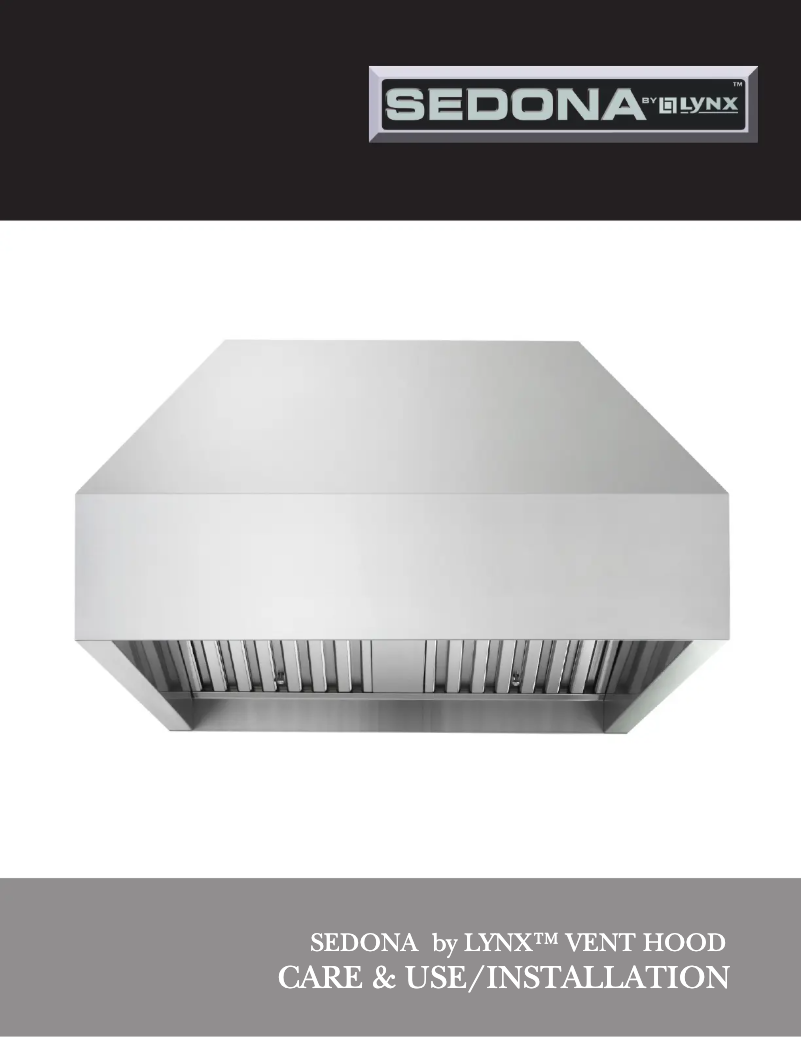 Página 1 del manual Manual de usuario Sedona SVH36