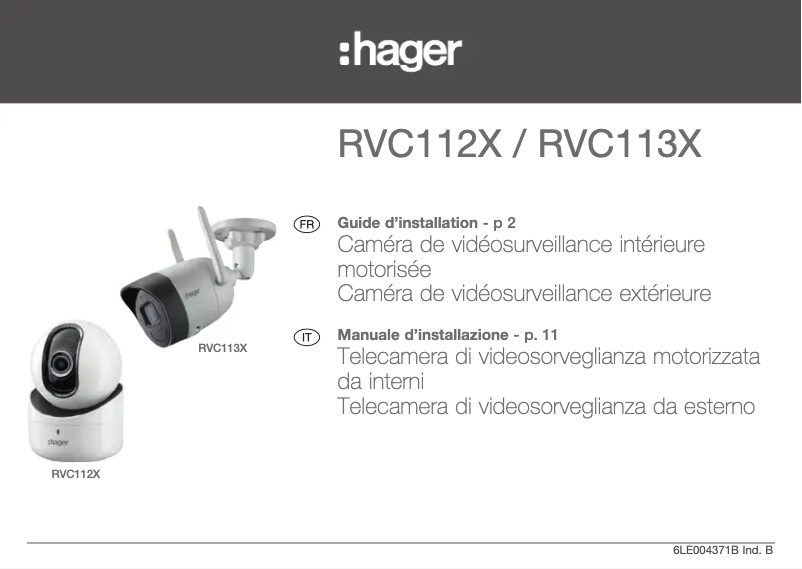 Imagen de la primera página del manual del dispositivo RVC113X