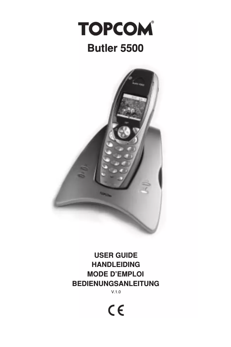 Imagen de la primera página del manual del dispositivo Butler 5500