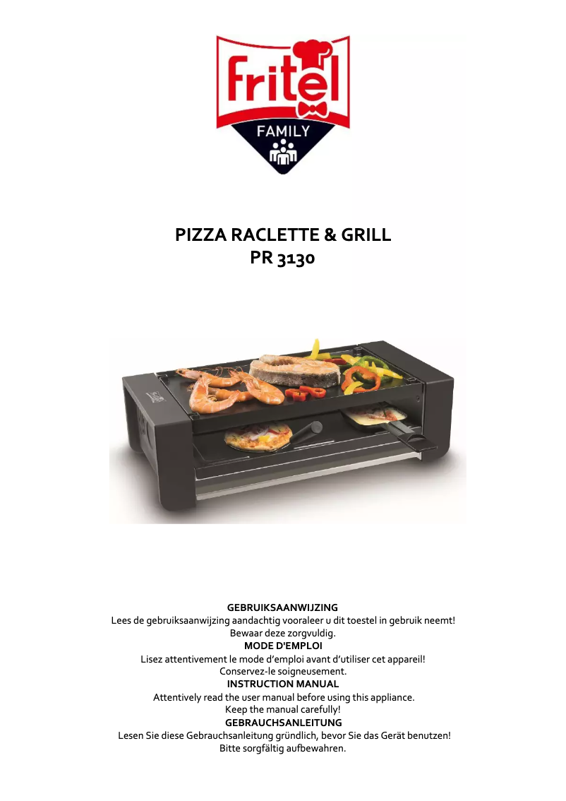 Página 1 del manual Manual de usuario Fritel PR 3130