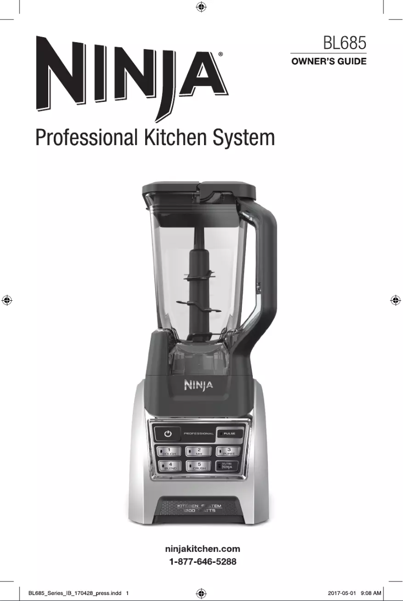 Página 1 del manual Manual de usuario Ninja BL685