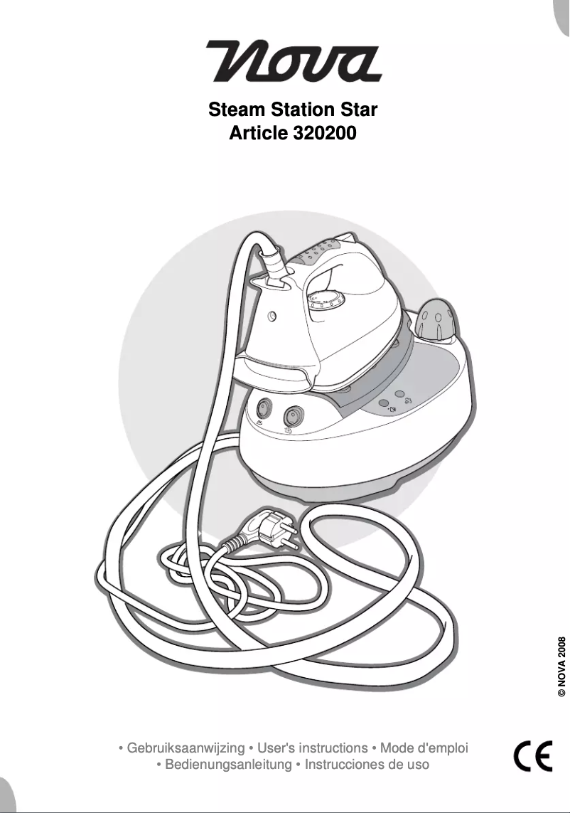 Imagen de la primera página del manual del dispositivo Steam Station Star