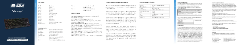 Imagen de la primera página del manual del dispositivo KB-600