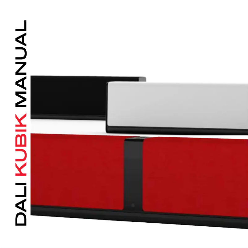 Página 1 del manual Manual de usuario Dali Kubik One