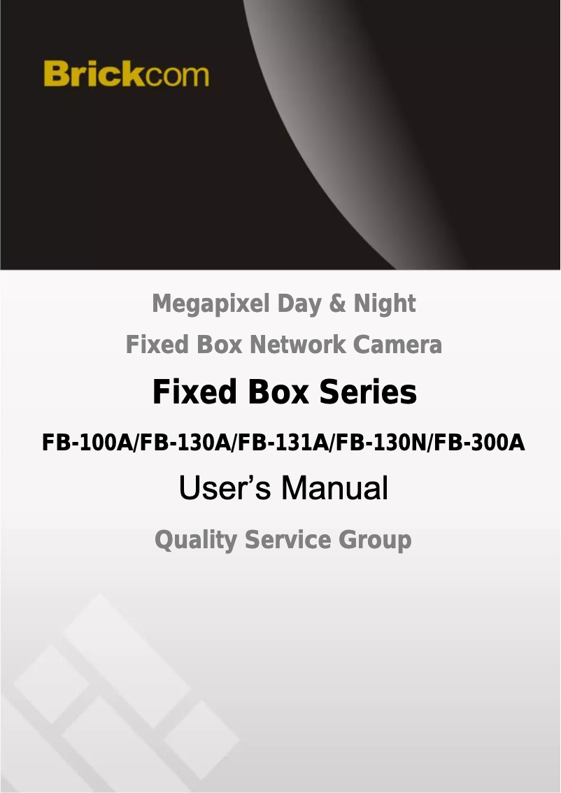 Imagen de la primera página del manual del dispositivo FB-130Ap