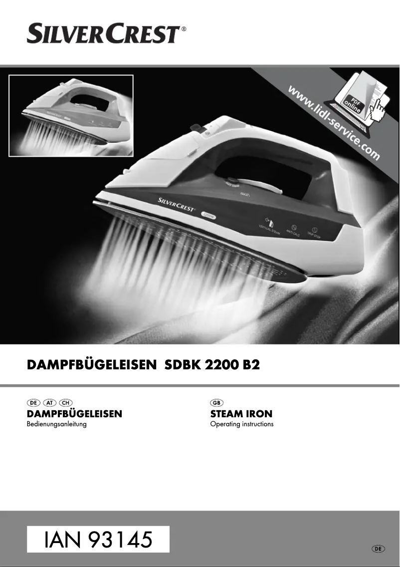 Página nº 1 - Manual de usuario SilverCrest SDBK 2200 B2