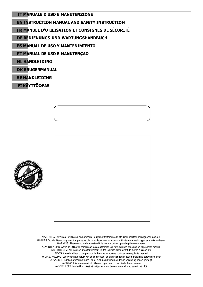 Página 1 del manual Manual de usuario Abac Start Silent OS20P