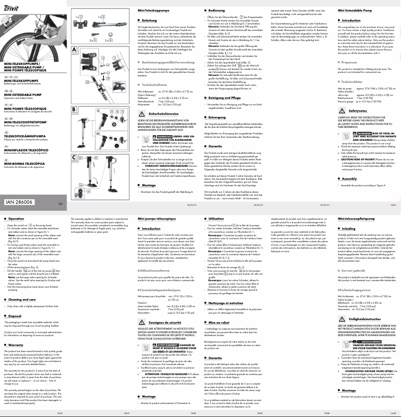 Imagen de la primera página del manual del dispositivo IAN 109612