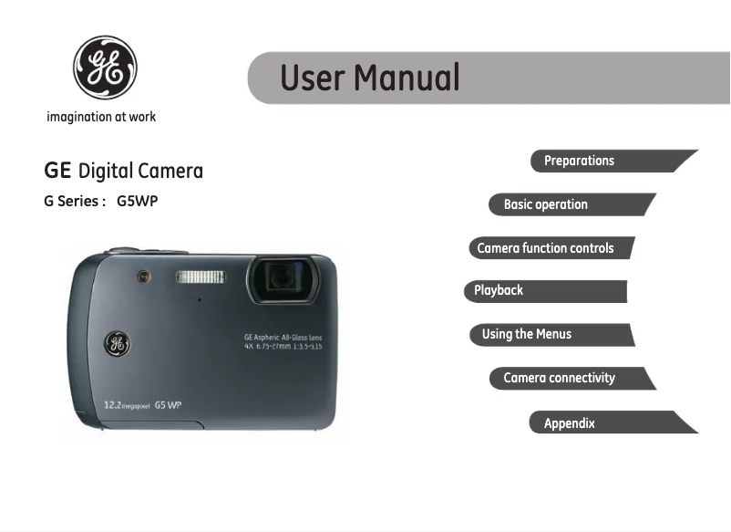 Imagen de la primera página del manual del dispositivo G5WP