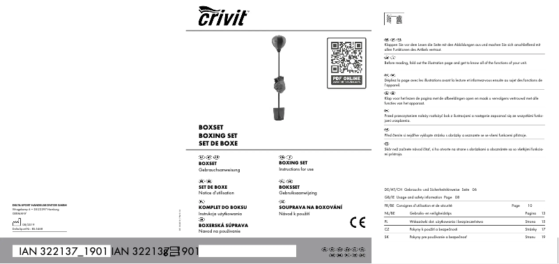 Imagen de la primera página del manual del dispositivo IAN 306356