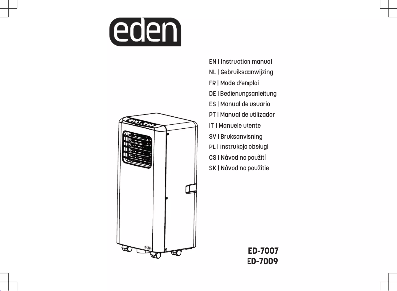 Página 1 del manual Manual de usuario Eden ED-7007