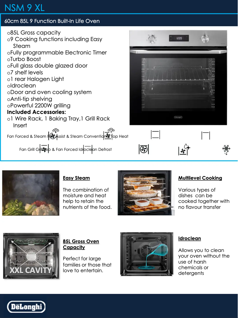 Imagen de la primera página del manual del dispositivo NSM 9 XL