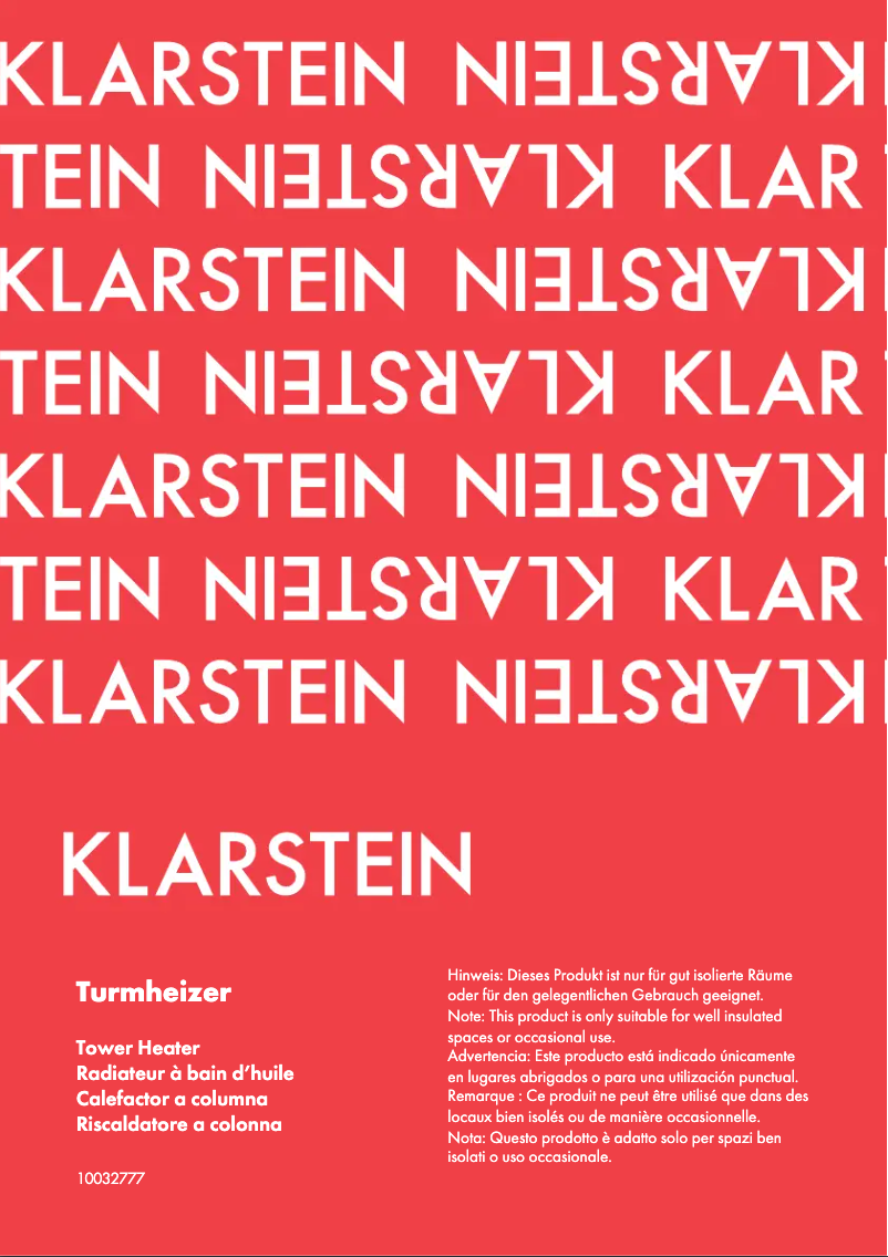 Imagen de la primera página del manual del dispositivo 10032777