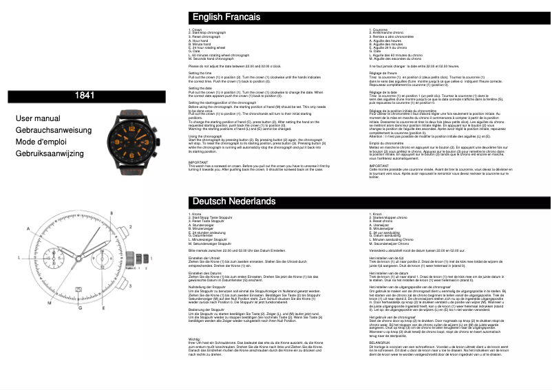 Página nº 1 - Manual de usuario Davis 1841