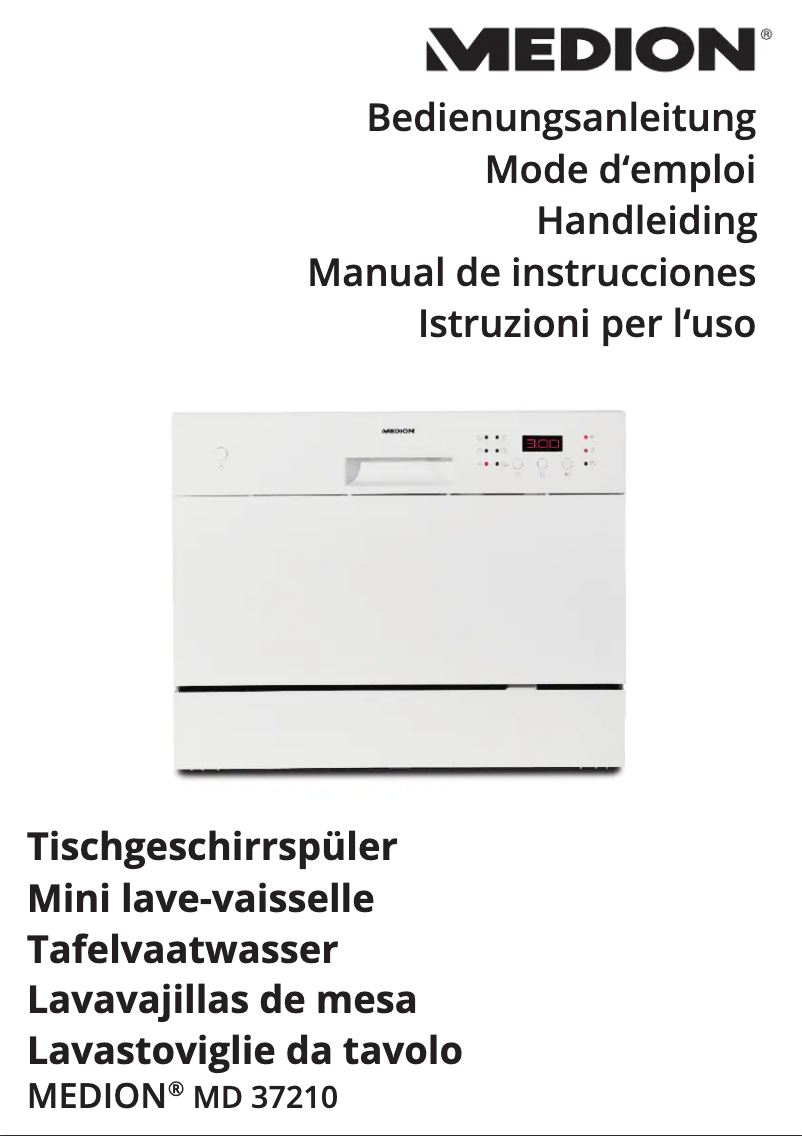 Imagen de la primera página del manual del dispositivo MD 37412