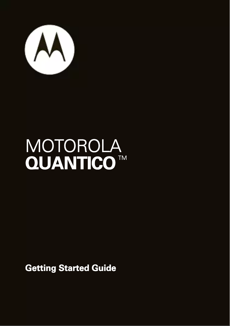 Imagen de la primera página del manual del dispositivo W845