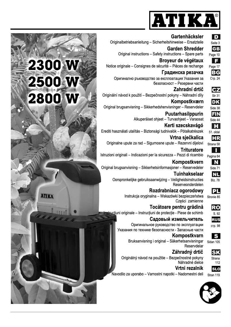 Página nº 1 - Manual de usuario ATIKA 2300 W