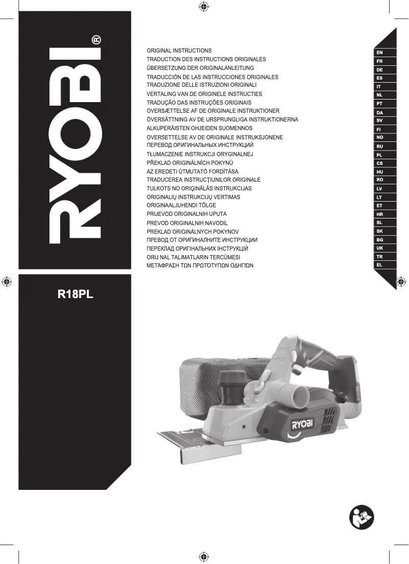 Página 1 del manual Manual de usuario RYOBI One+ R18PL
