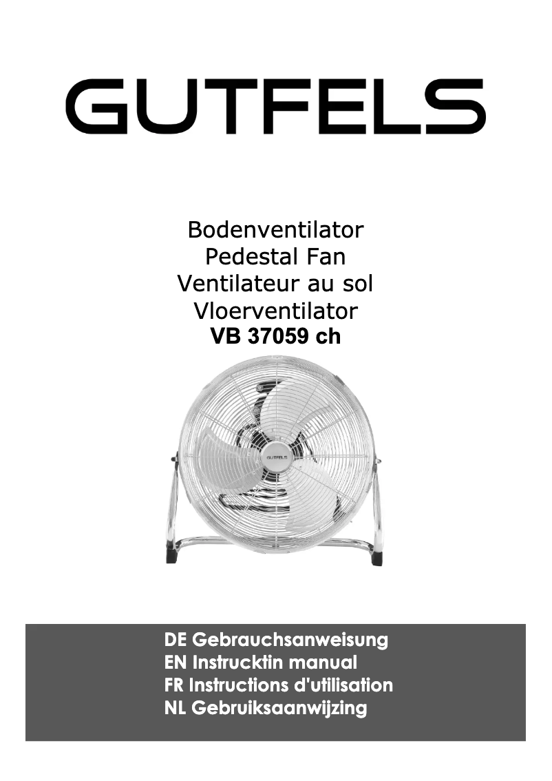 Página 1 del manual Manual de usuario GUTFELS VB 37059 ch