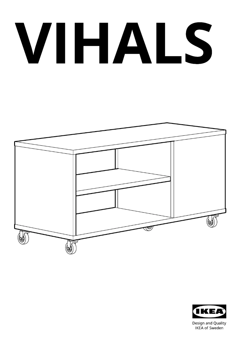 Página 1 del manual Manual de usuario Ikea VIHALS 204.887.35