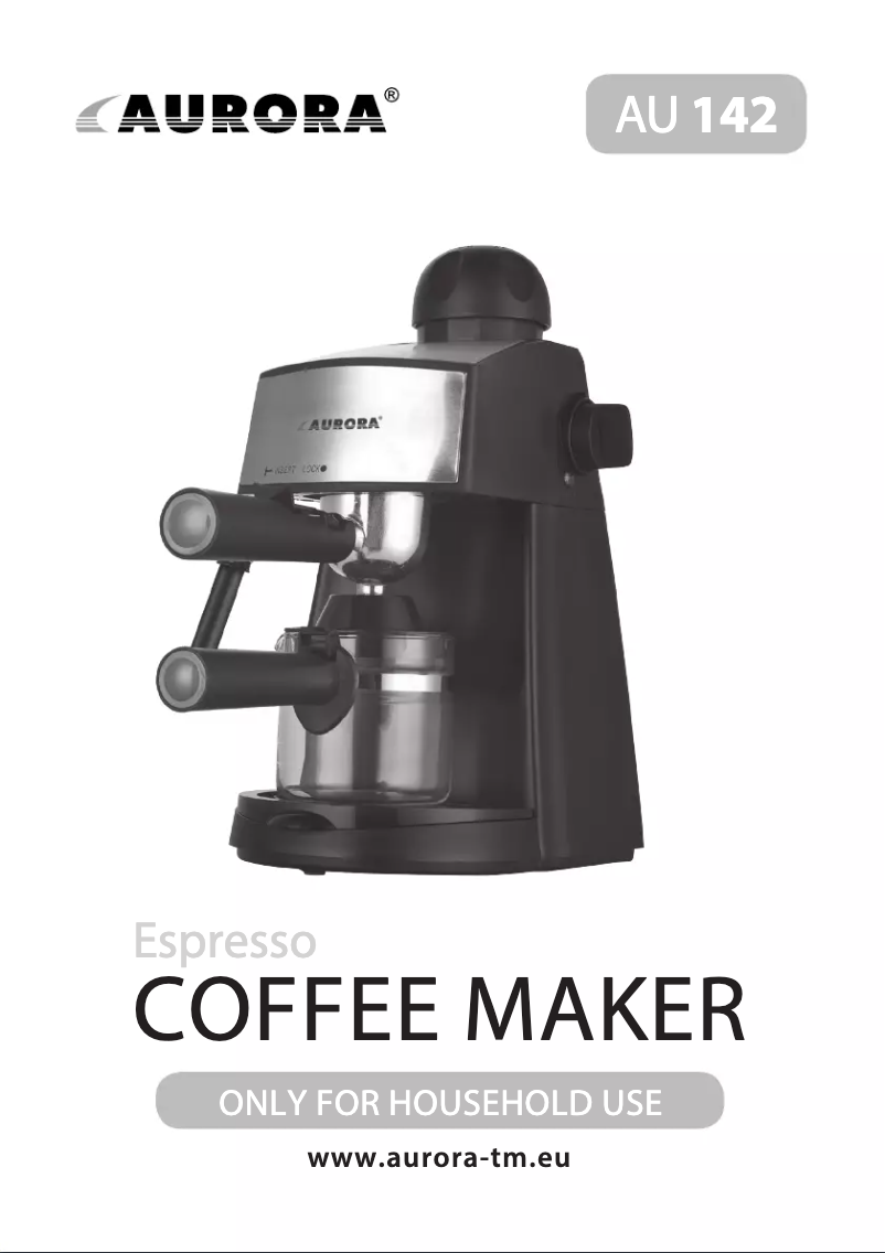 Imagen de la primera página del manual del dispositivo AU 142