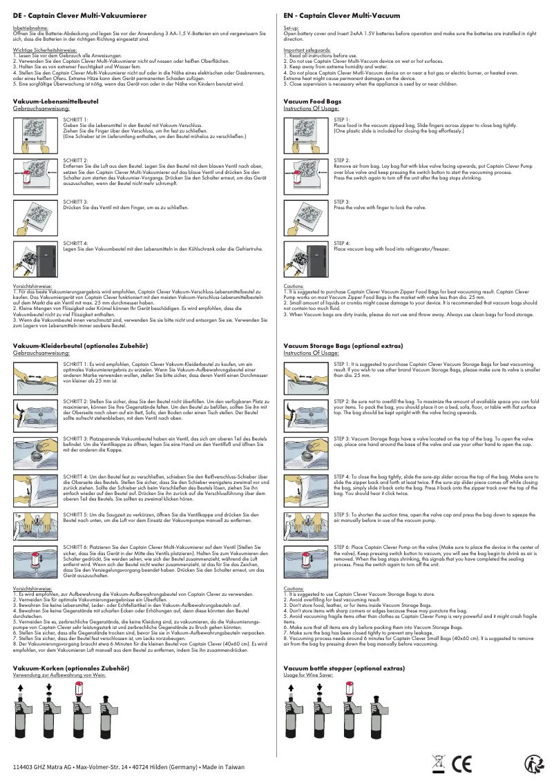 Página 1 del manual Manual de usuario Westfalia 992102