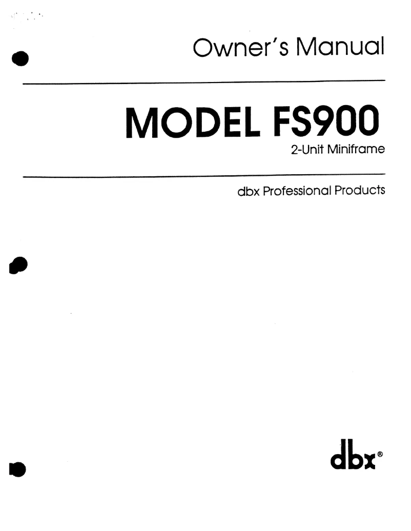 Imagen de la primera página del manual del dispositivo F900