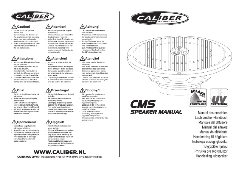 Imagen de la primera página del manual del dispositivo CSM13B