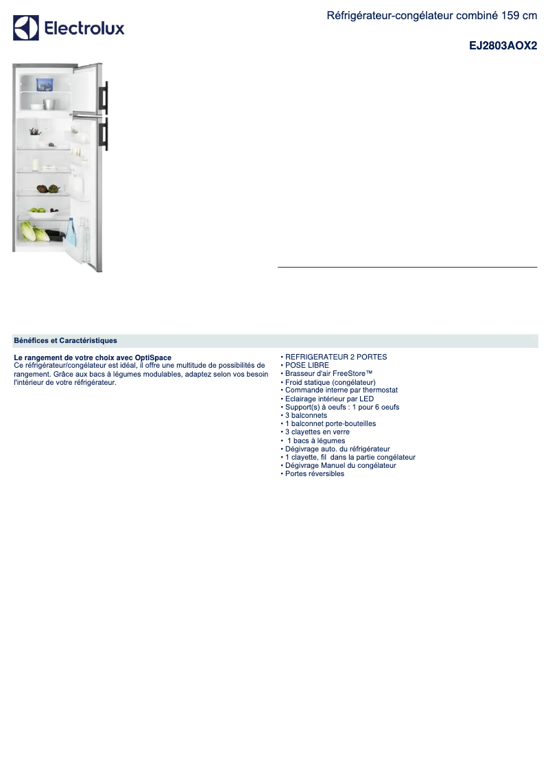 Imagen de la primera página del manual del dispositivo EJ2803AOX2