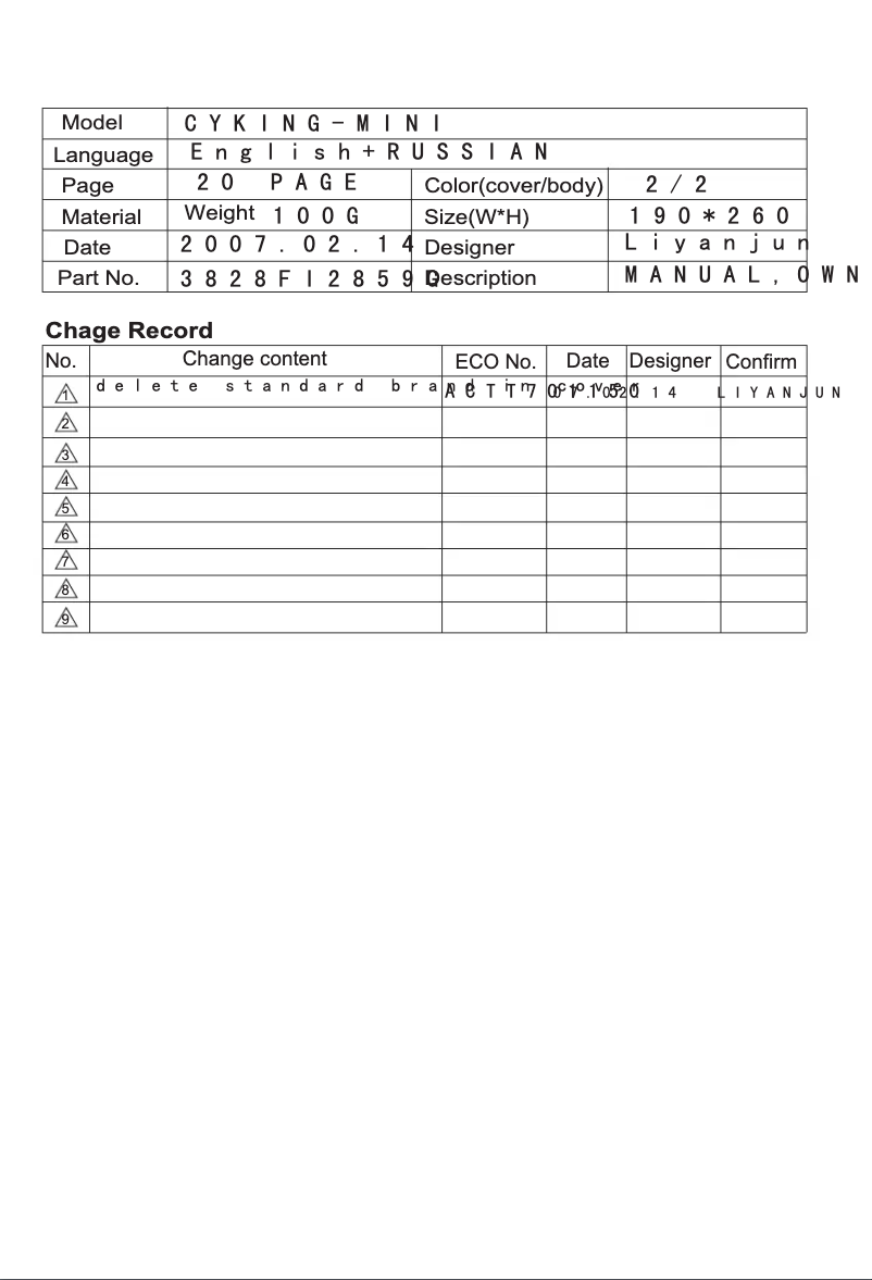 Página 1 del manual Manual de usuario LG V-C7141NTR