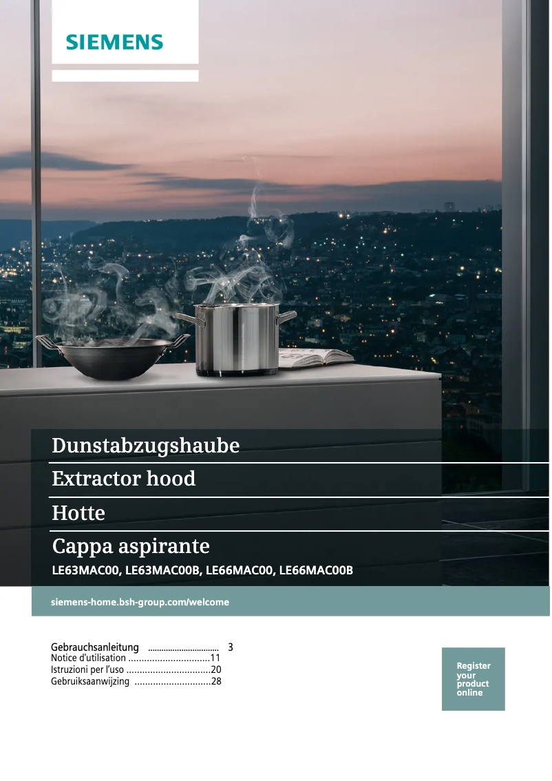 Imagen de la primera página del manual del dispositivo LE63MAC00