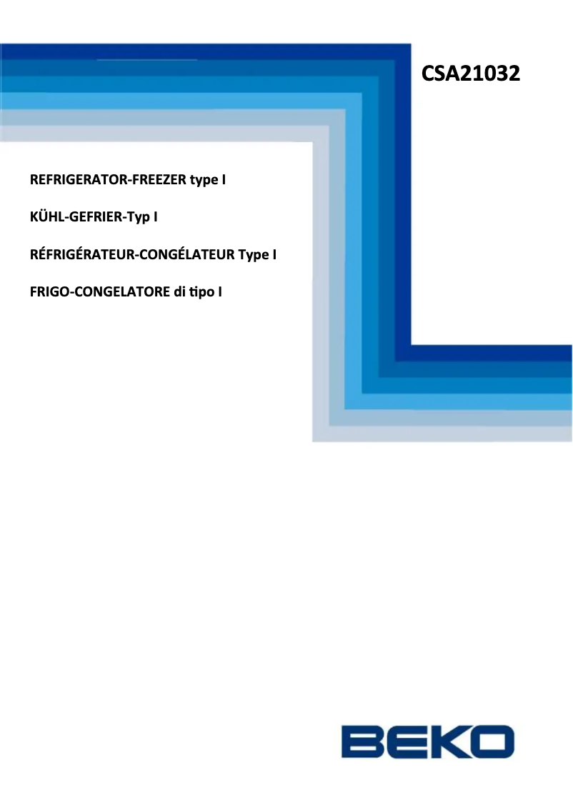 Imagen de la primera página del manual del dispositivo CSA 21032