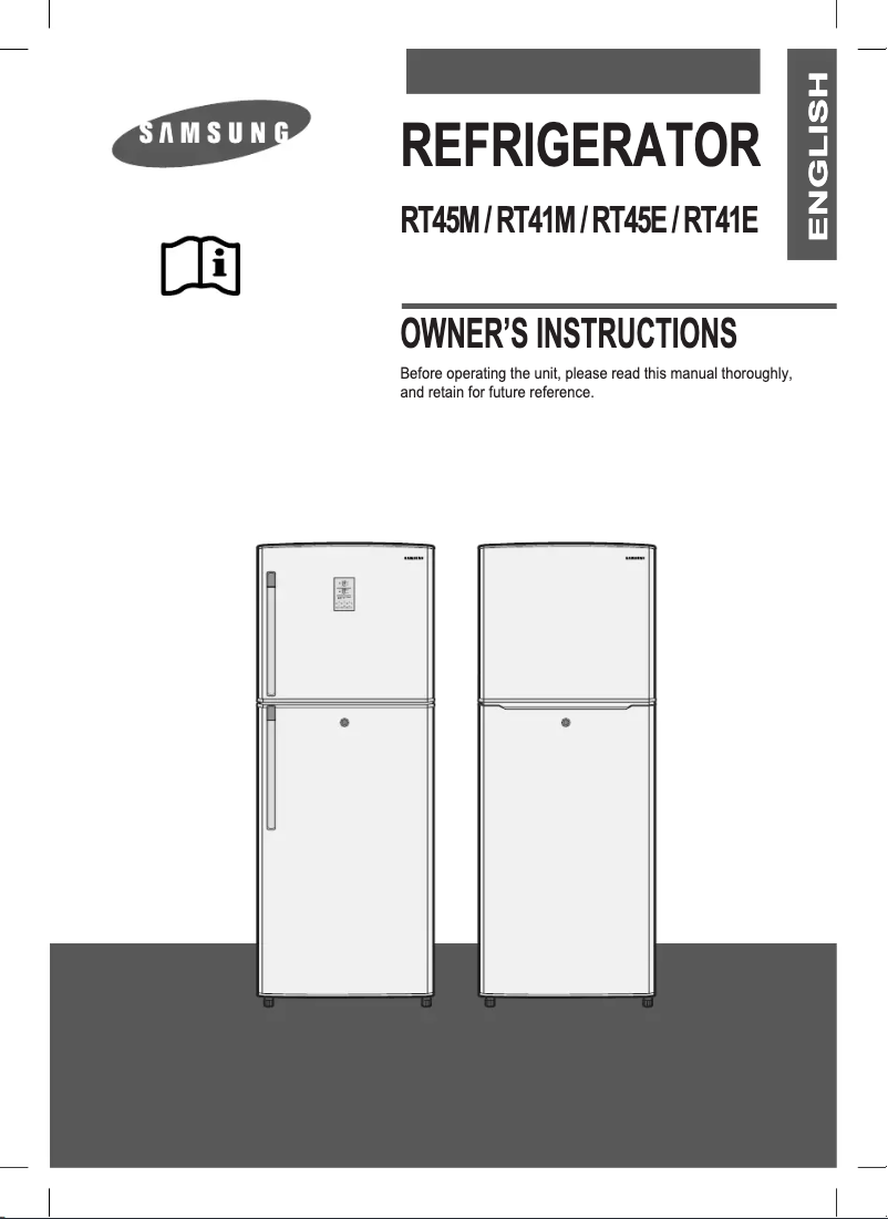Página 1 del manual Manual de usuario Samsung RT45MBSW