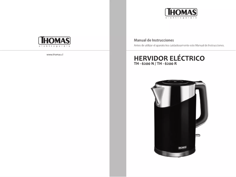 Página 1 del manual Manual de usuario Thomas TH-6200N