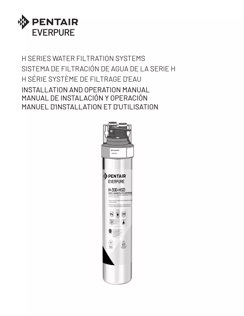 Imagen de la primera página del manual del dispositivo H-300-NXT