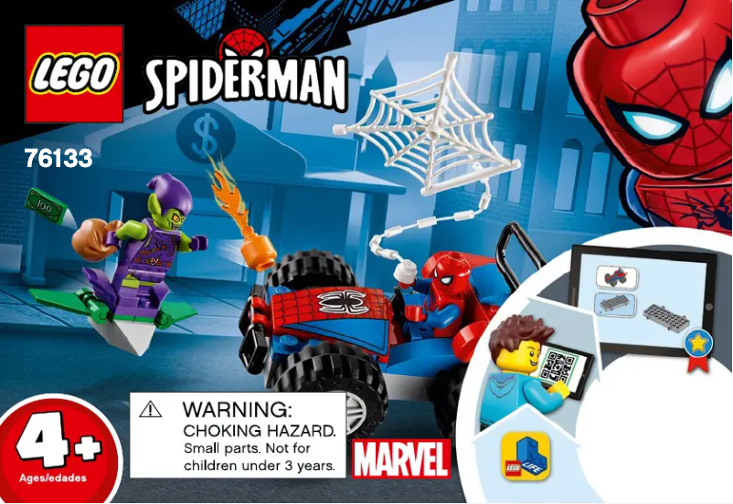 Página 1 del manual Manual de usuario Lego Marvel Super Heroes 76133